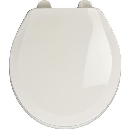 CENTOCO MANUFACTURING Centoco Manufacturing MP700SC-001 Round Wood with Safety Close White Mansfield Premium Toilet Seat MP700SC-001